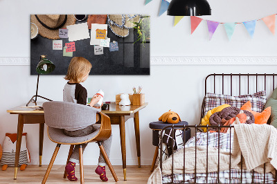 Tableau effaçable magnétique horizontal Vacances