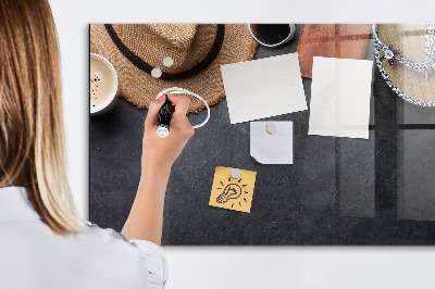 Tableau effaçable magnétique horizontal Vacances