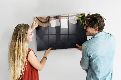 Tableau effaçable magnétique horizontal Vacances