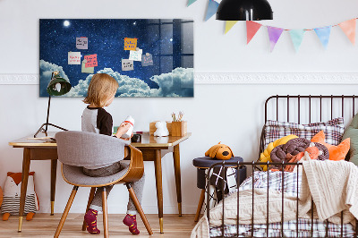 Tableau magnétique verre Ciel nocturne