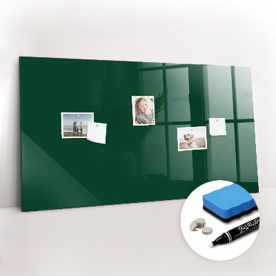 Tableau magnétique design horizontal Couleur : vert bouteille
