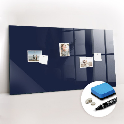 Tableau magnétique design horizontal Couleur : bleu marine foncé