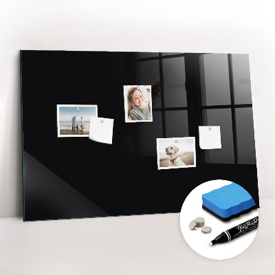 Tableau magnétique design horizontal Couleur noire