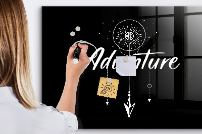 Tableau effaçable magnétique horizontal Aventure