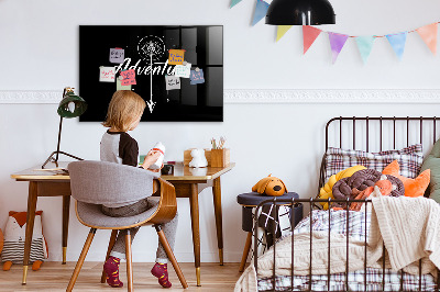 Tableau effaçable magnétique horizontal Aventure