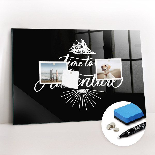 Tableau magnétique design horizontal Aventure