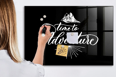 Tableau magnétique design horizontal Aventure