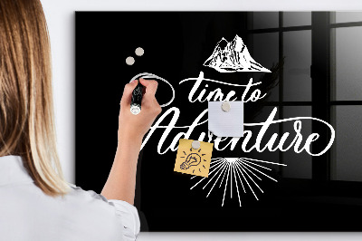 Tableau magnétique design horizontal Aventure