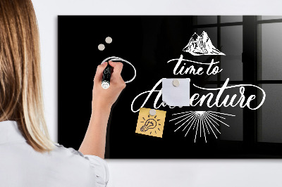 Tableau magnétique design horizontal Aventure