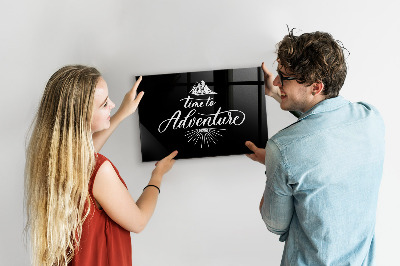 Tableau magnétique design horizontal Aventure