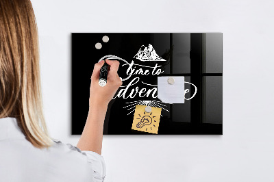Tableau magnétique design horizontal Aventure