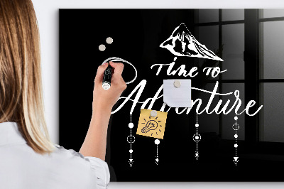 Tableau effaçable magnétique horizontal Aventure