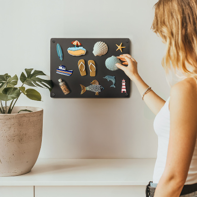 Tableau pour collection d'aimants 30x40