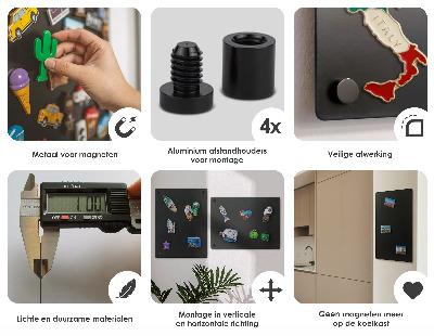 Tableau pour collection d'aimants 30x40