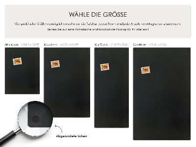 Tableau mural pour aimants en format 40 × 60 cm