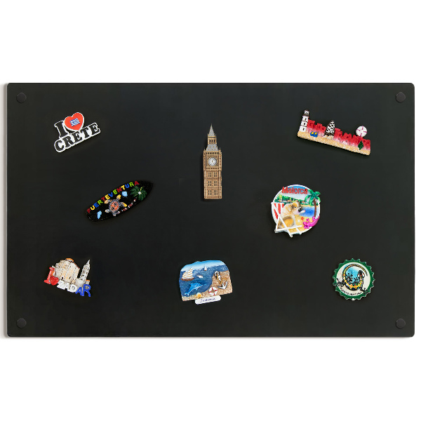 Tableau pour aimants de vacances en format 50 x 80 cm