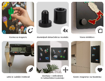 Tableau pour aimants de vacances 50x80