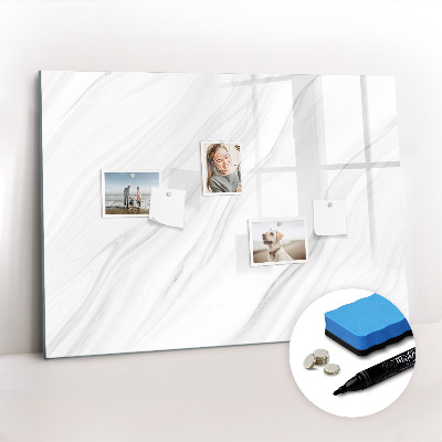 Tableau effaçable magnétique Marbre décoratif