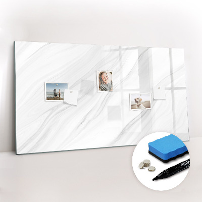 Tableau effaçable magnétique Marbre décoratif