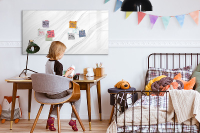 Tableau effaçable magnétique Marbre décoratif