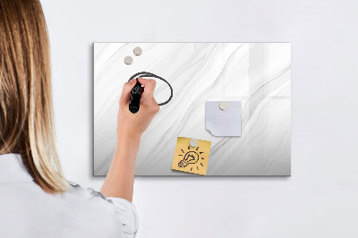 Tableau effaçable magnétique Marbre décoratif