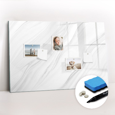 Tableau effaçable magnétique Marbre décoratif