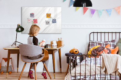 Tableau effaçable magnétique Marbre décoratif