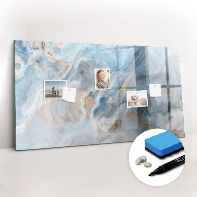 Tableau effaçable magnétique Motif en marbre