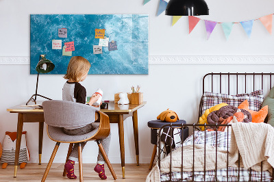 Tableau verre magnétique Eau de mer