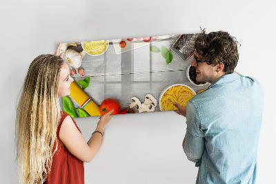 Tableau magnétique mural Ingrédients