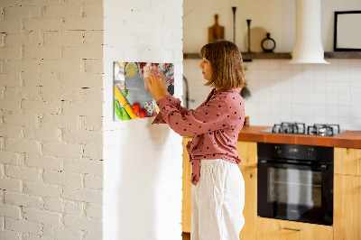 Tableau magnétique mural Ingrédients