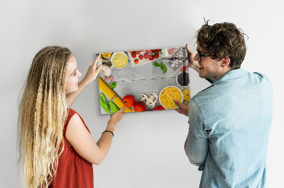 Tableau magnétique mural Ingrédients
