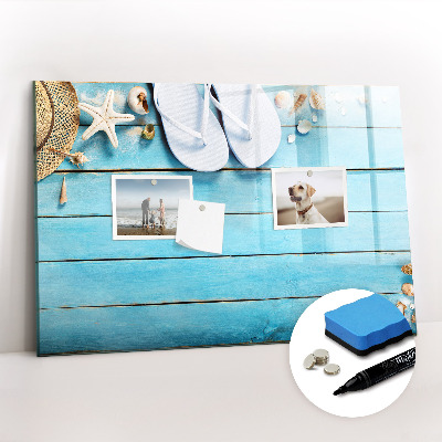 Tableau effaçable magnétique Accessoires de vacances