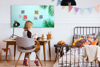 Tableau magnétique mural Feuilles tropicales