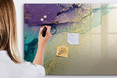 Tableau verre magnétique Abstraction élégante
