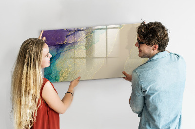 Tableau verre magnétique Abstraction élégante