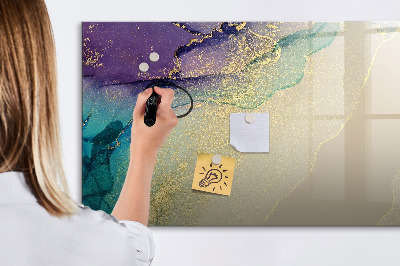 Tableau verre magnétique Abstraction élégante