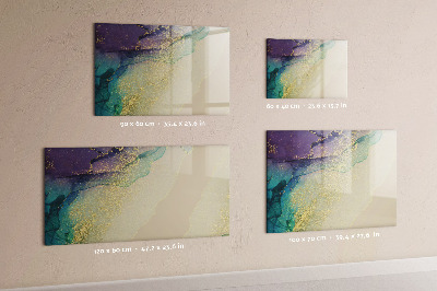Tableau verre magnétique Abstraction élégante