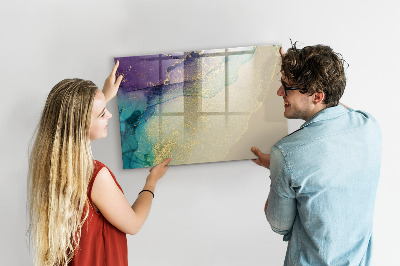 Tableau verre magnétique Abstraction élégante