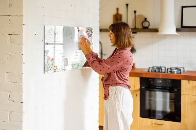 Tableau magnétique mural Place pour la recette