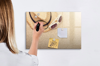 Tableau effaçable magnétique Accessoires d'été
