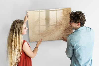 Tableau effaçable magnétique Feuilles abstraites