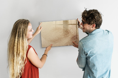 Tableau effaçable magnétique Feuilles abstraites