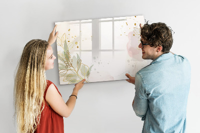 Tableau magnétique mural Abstraction pastel