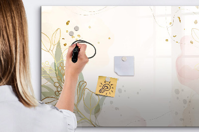 Tableau magnétique mural Abstraction pastel