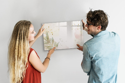 Tableau magnétique mural Abstraction pastel