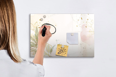 Tableau magnétique mural Abstraction pastel