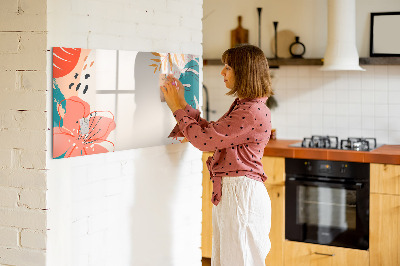 Tableau effaçable magnétique plantes hawaïennes