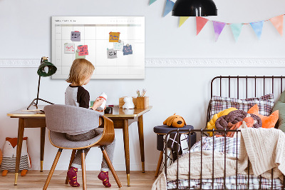 Tableau effaçable magnétique Menu minimaliste