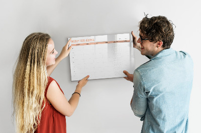 Tableau magnétique mural Planificateur de repas hebdomadaire